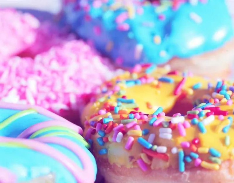 Colorful donuts