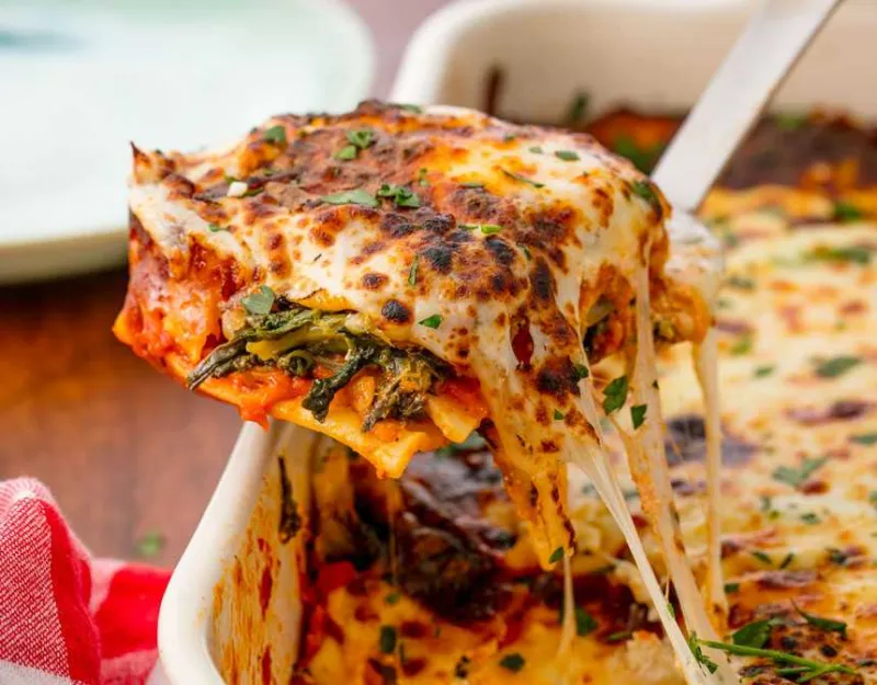Spinach lasagna