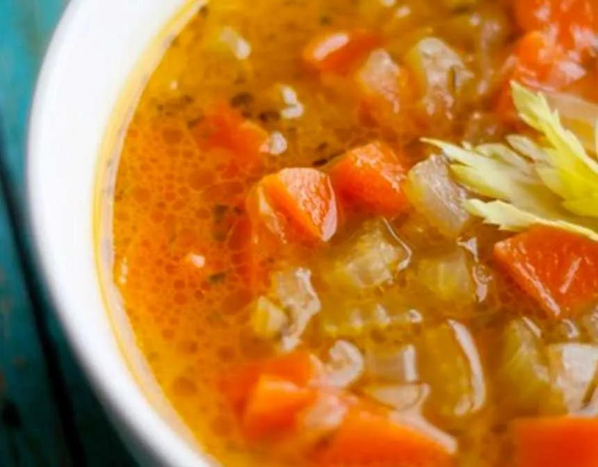 Celery and carrot soup