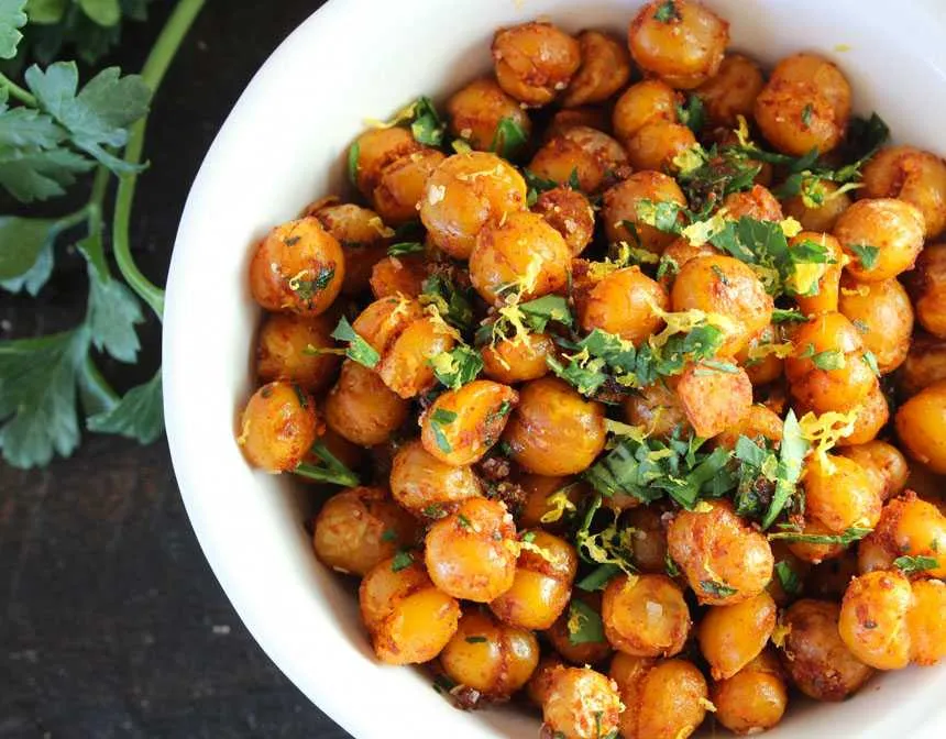 Oasted spicy chickpeas