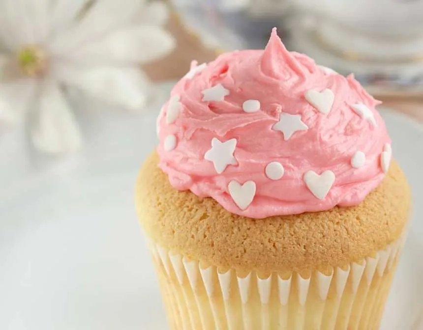 Pembe cupcake