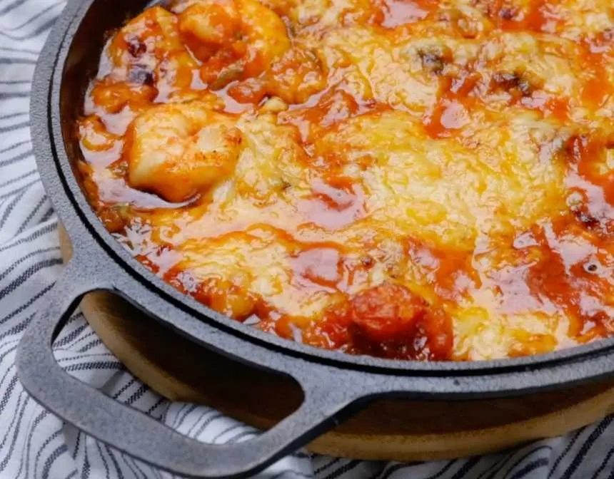 baked shrimp casserole with cheese