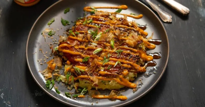 Okonomiyaki Japanese Pancake