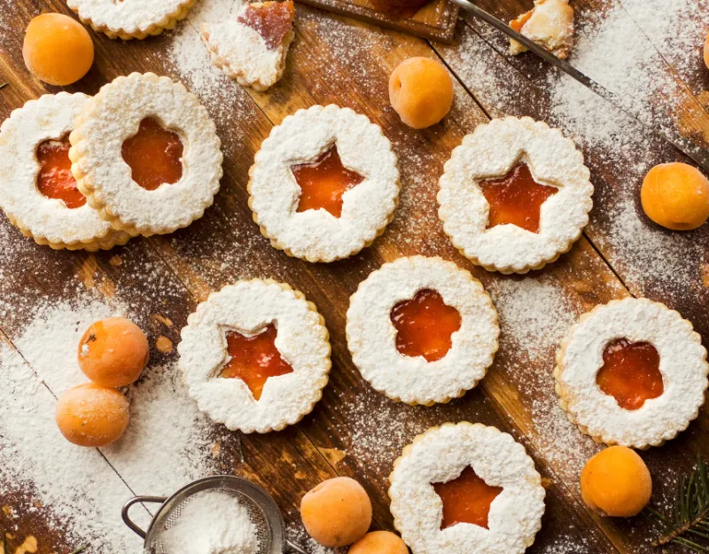 linzer cookies