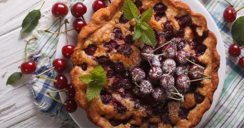 Classic cherry cake