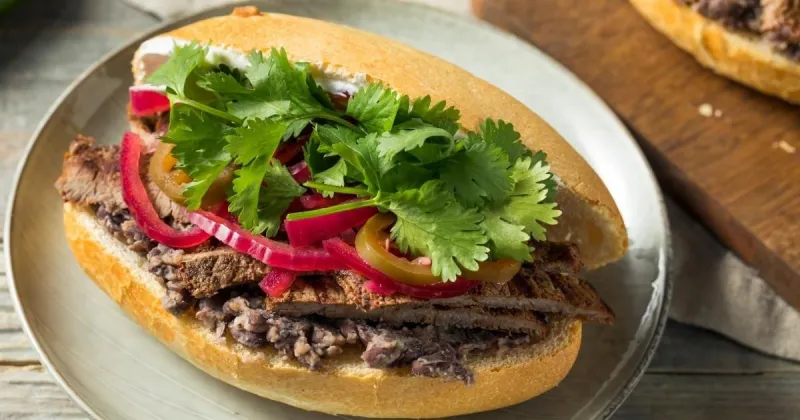 Mexican Steak Torta