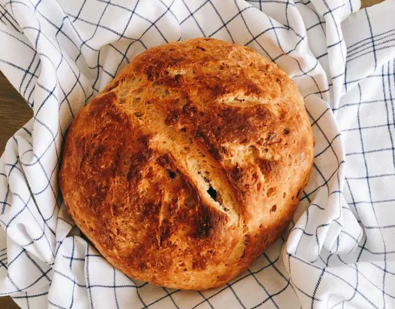 sourdough bread on the cover