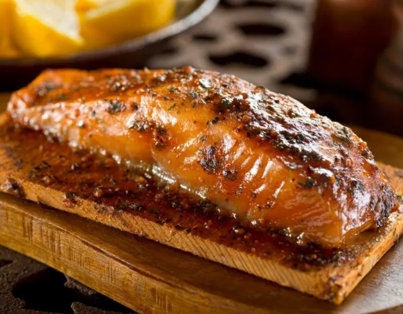Honey Glazed salmon