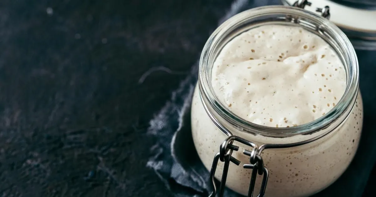 Jar of Levain Starter