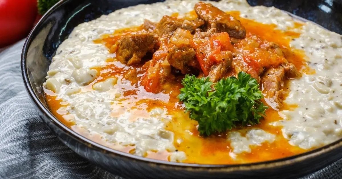 hunkar begendi in a plate