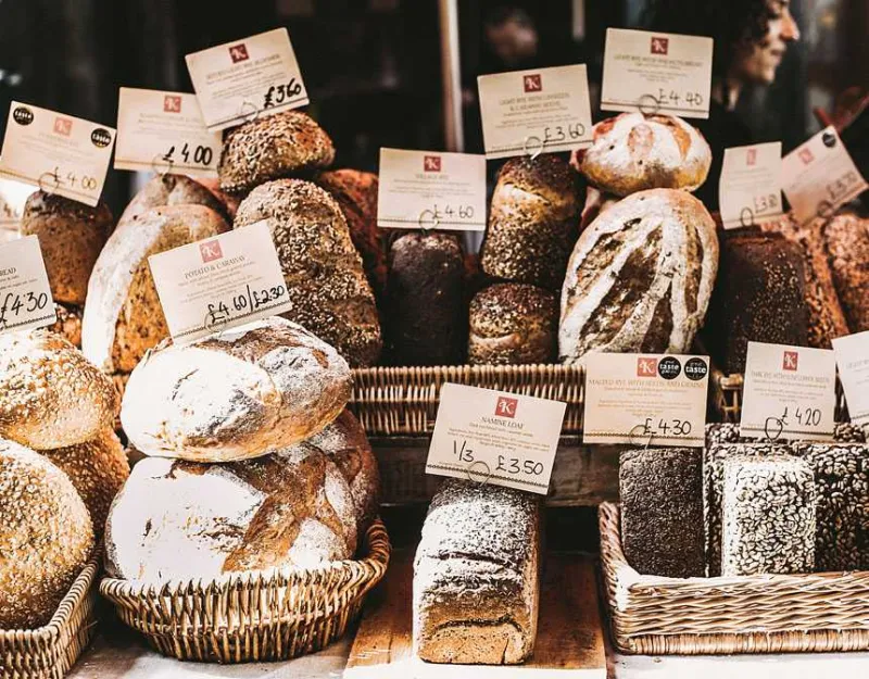 Bread baskets with prices