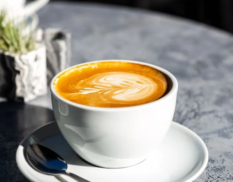 A Cup of Flat White Coffee