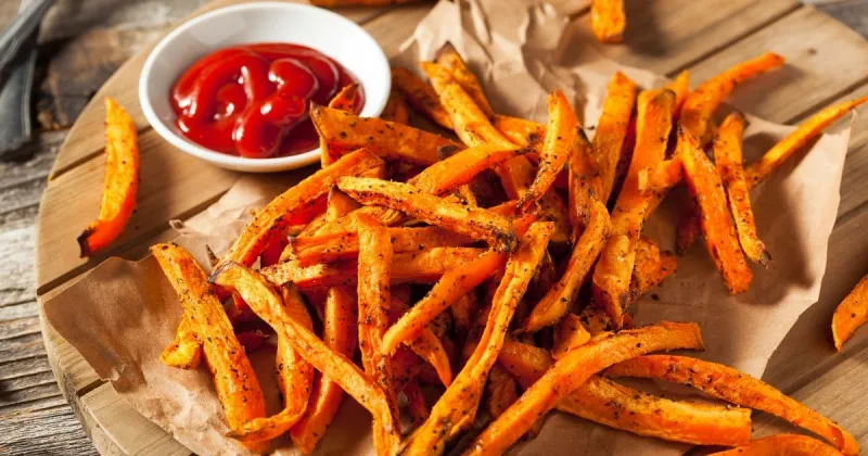 Fırında Tatlı Patates Kızartması