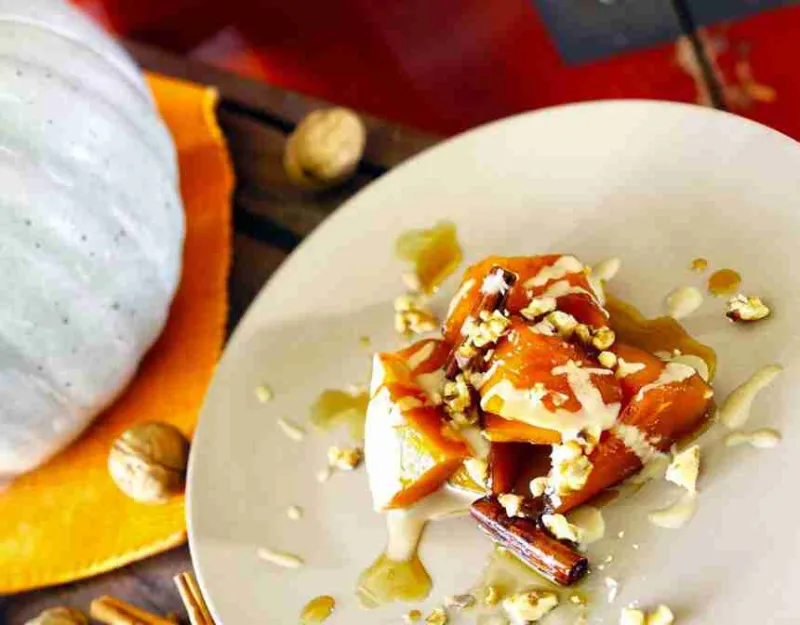 Pumpkin Dessert with Biscuits