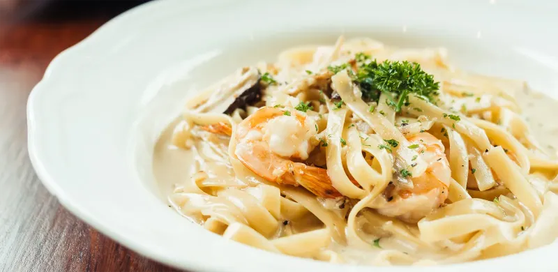 Shrimp Fettuccine Alfredo