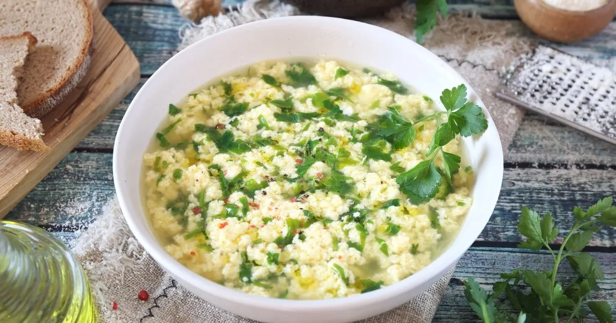 Stracciatella Soup
