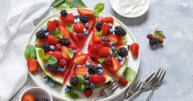 Watermelon Pizza