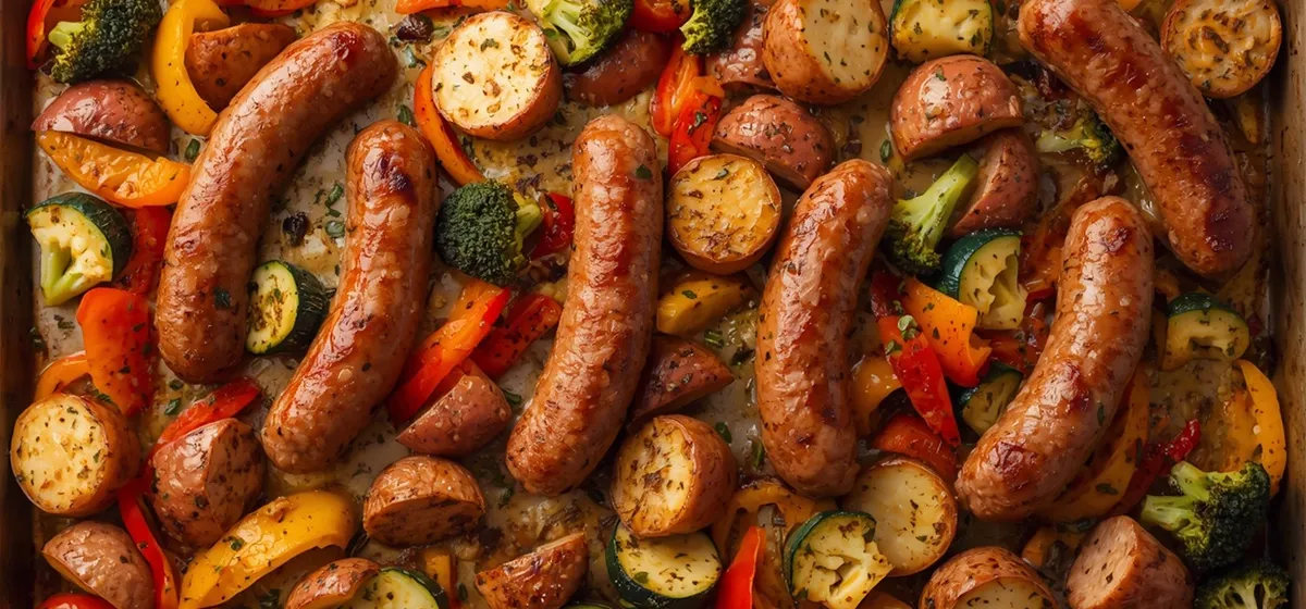Sheet Pan Sausage and Veggies
