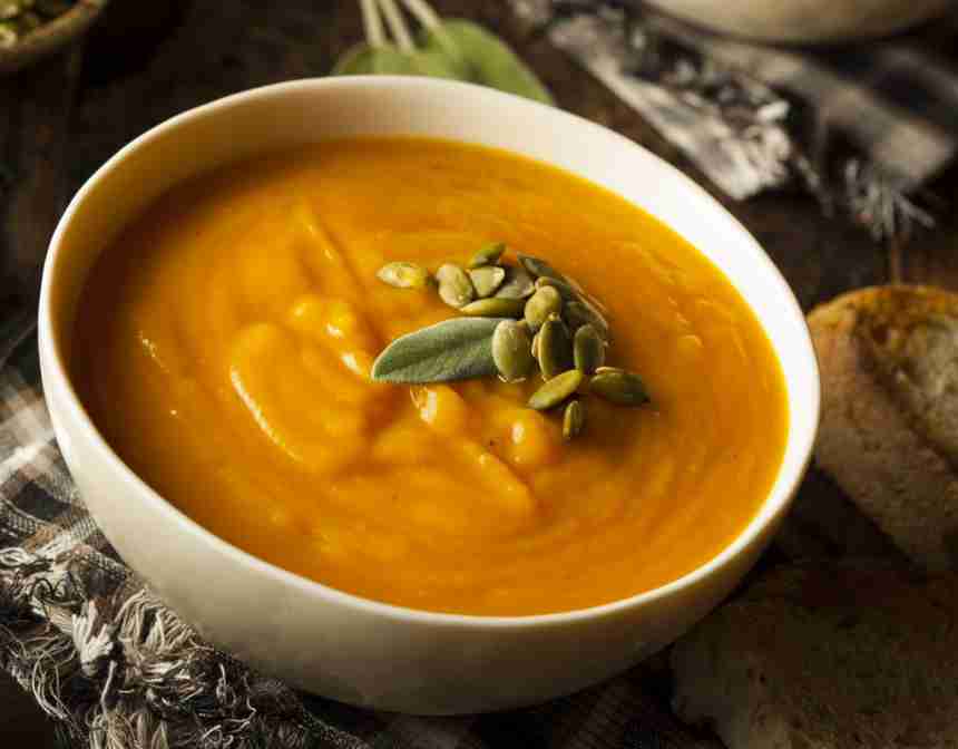 Kremalı Balkabağı Çorbası