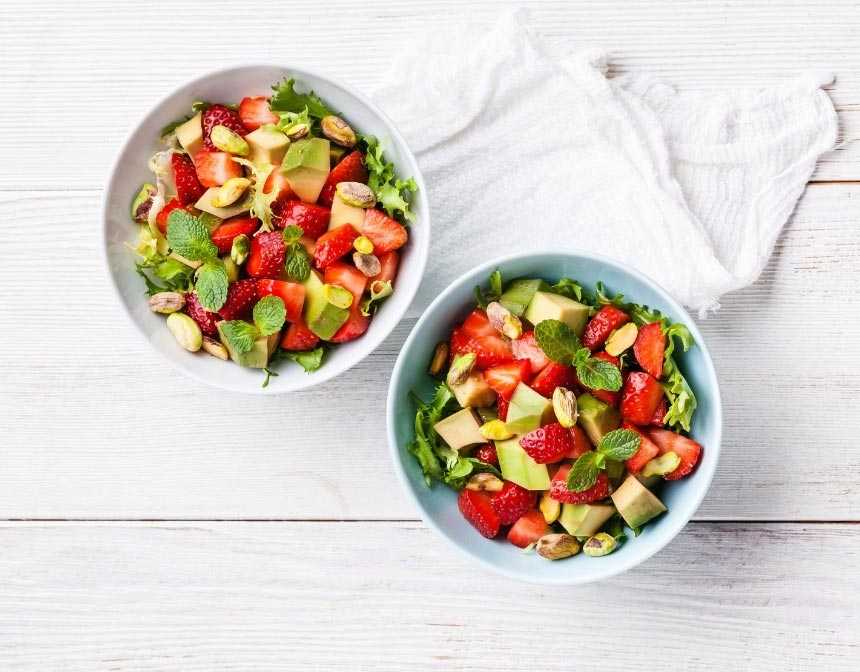 Avocado Purslane Salad