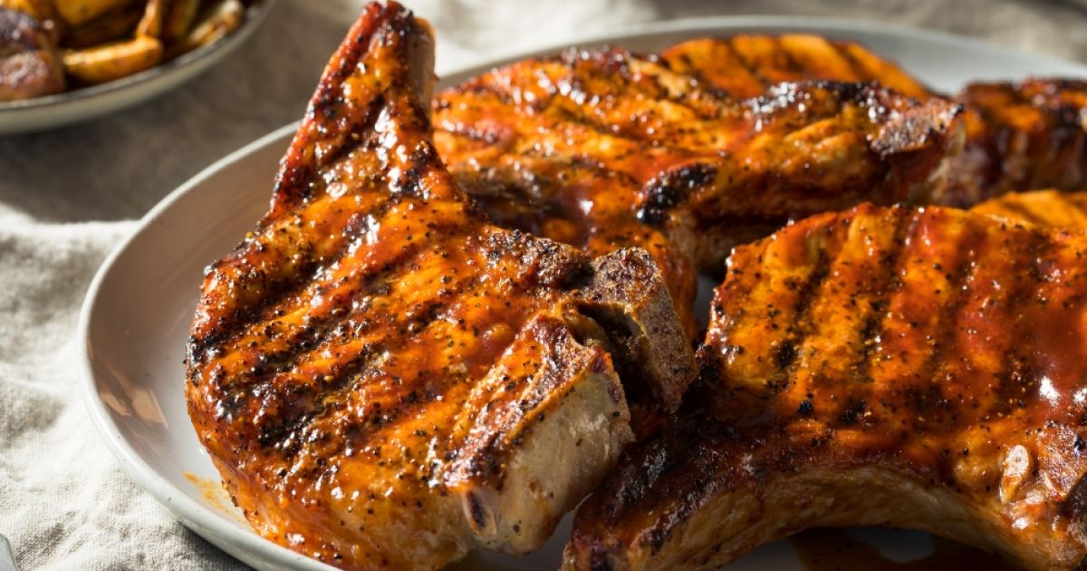 Barbecued Pork Chops