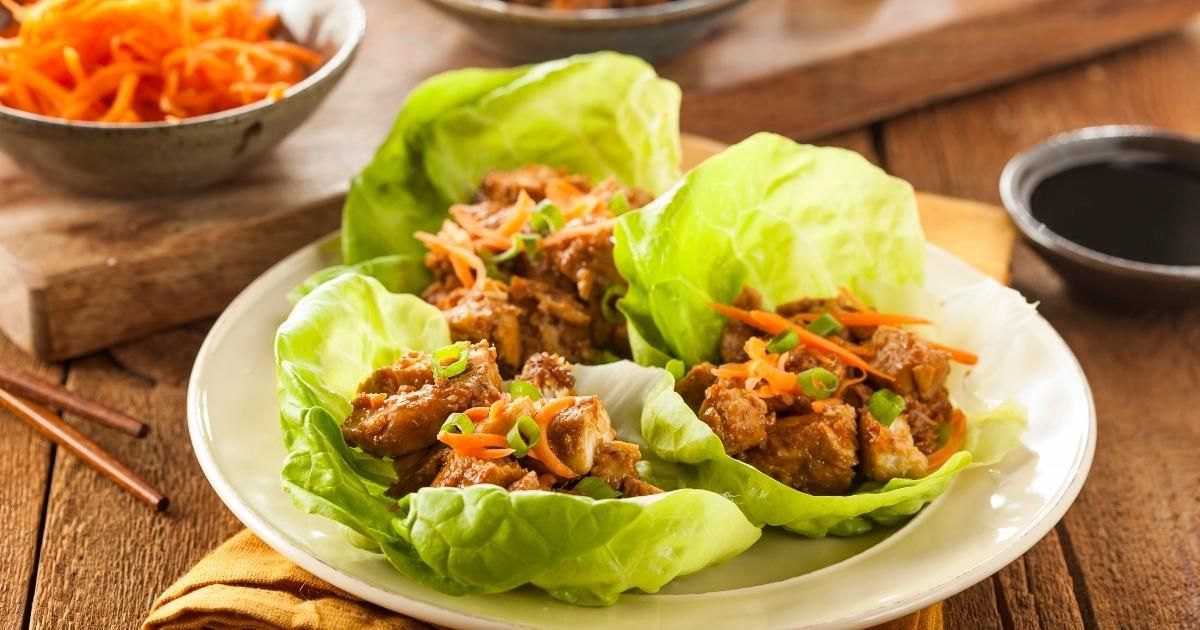 Thai Chicken Lettuce Wraps