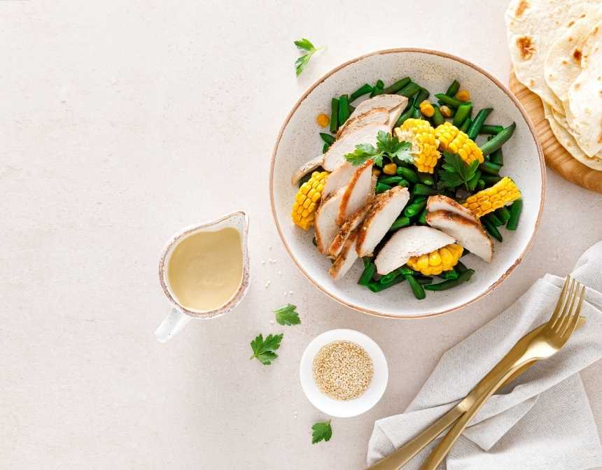 Chicken Salad with Green Beans