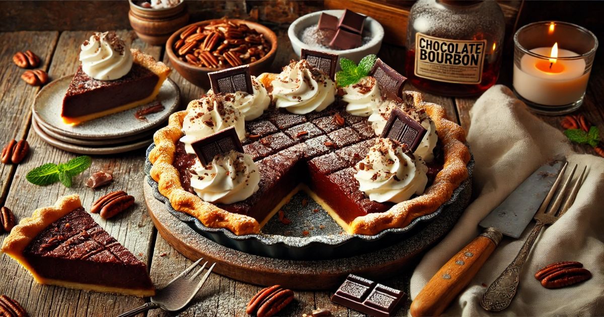 Chocolate Bourbon Pie