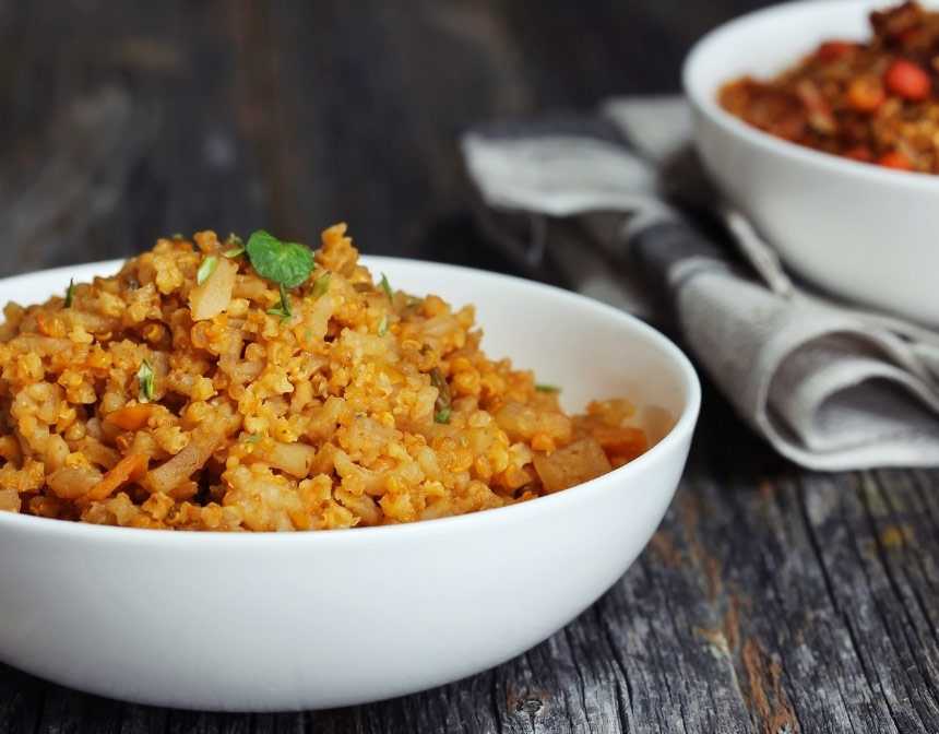 Cracked Wheat Pilaf
