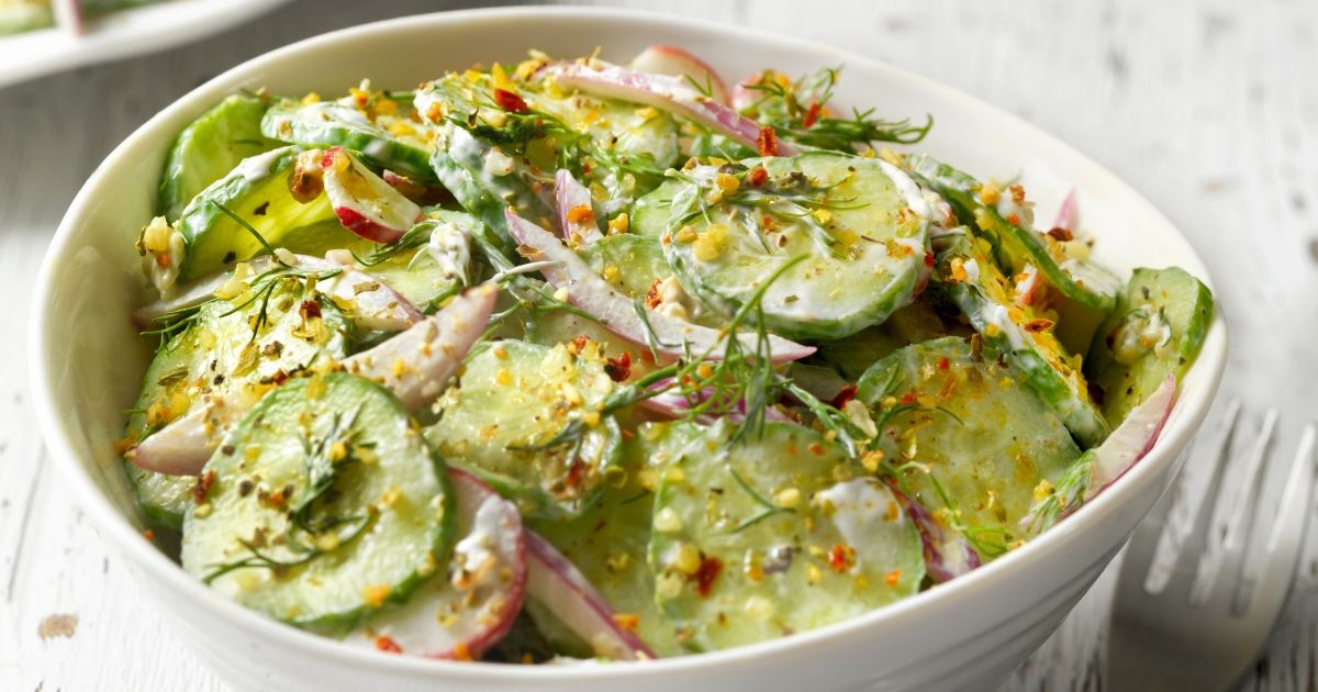 Creamy Cucumber Salad