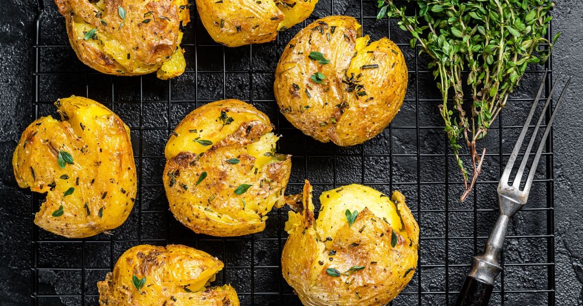 Crispy Smashed Potatoes