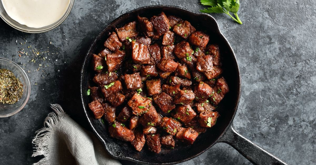 Garlic Butter Steak Bites