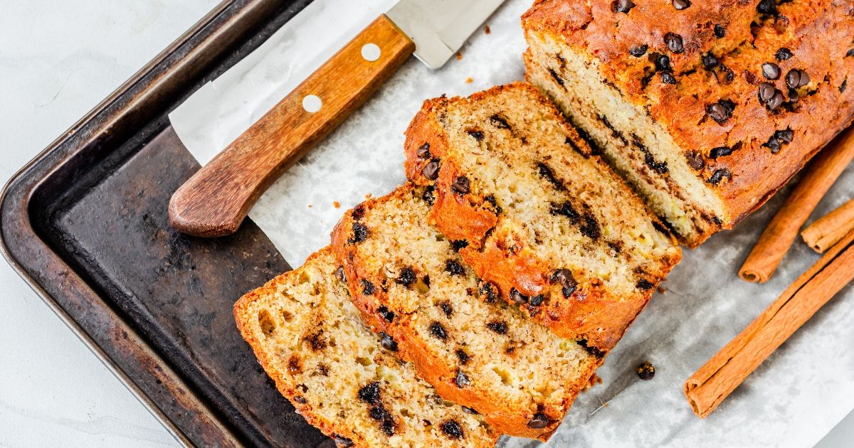 Homemade Chocolate Chip Banana Bread