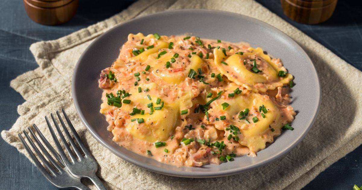 Homemade Lobster Ravioli