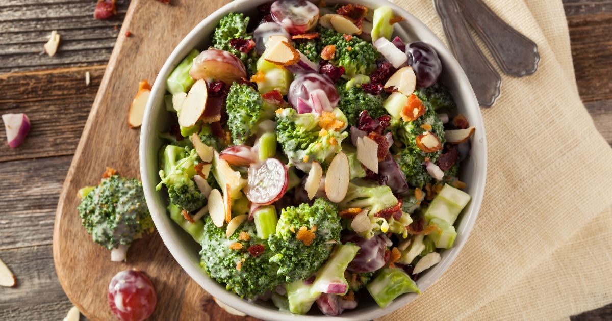 Jerusalem Artichoke Salad with Broccoli
