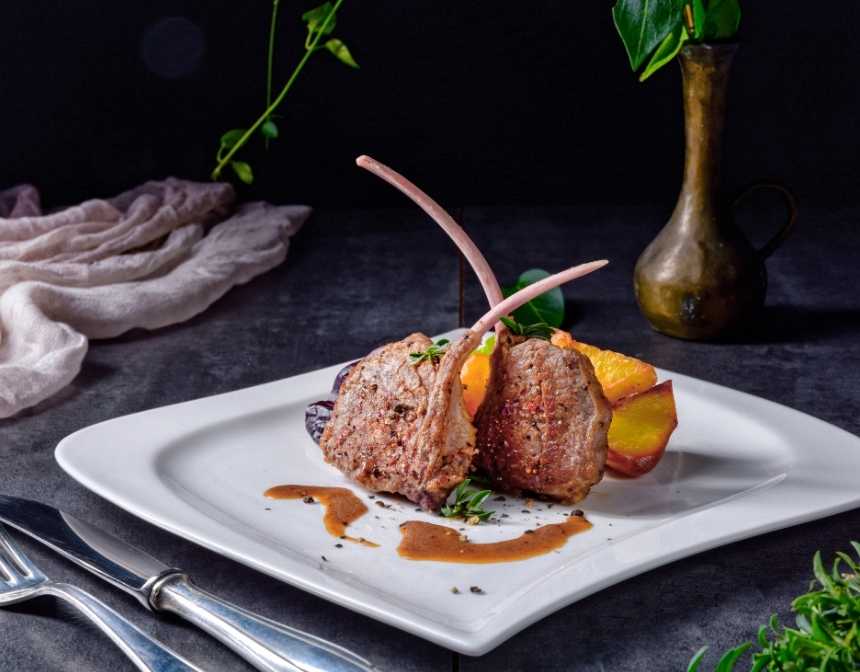 Eggplant Lamb Chops Kebab