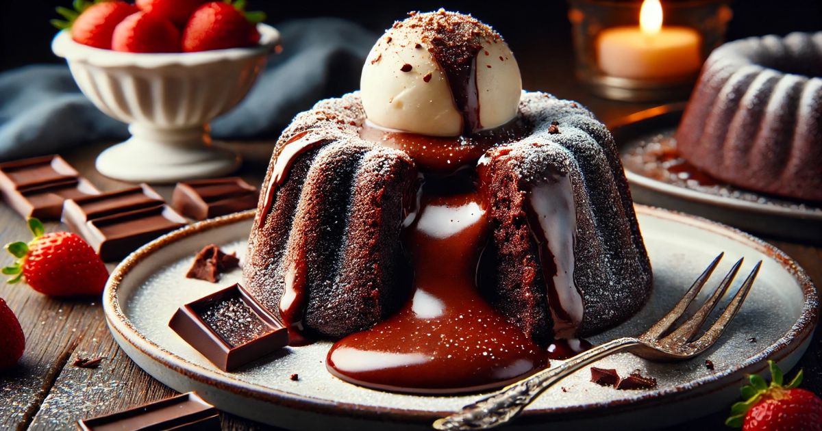 Molten Lava Chocolate Cake