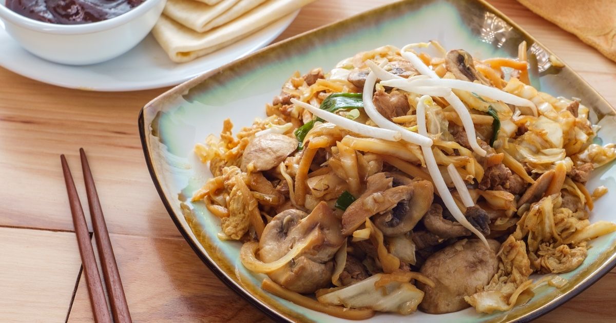 Moo Shu Pork with Pancakes