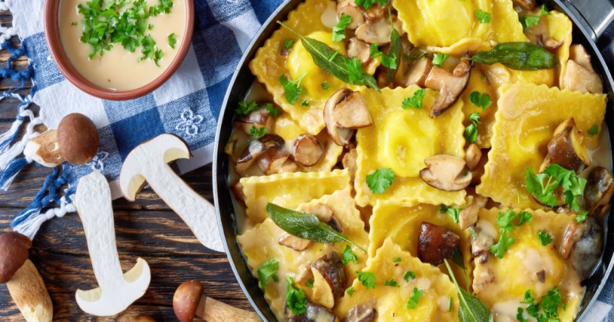 Mushroom Ravioli