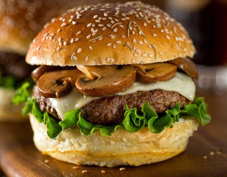 Mushroom Swiss Burger