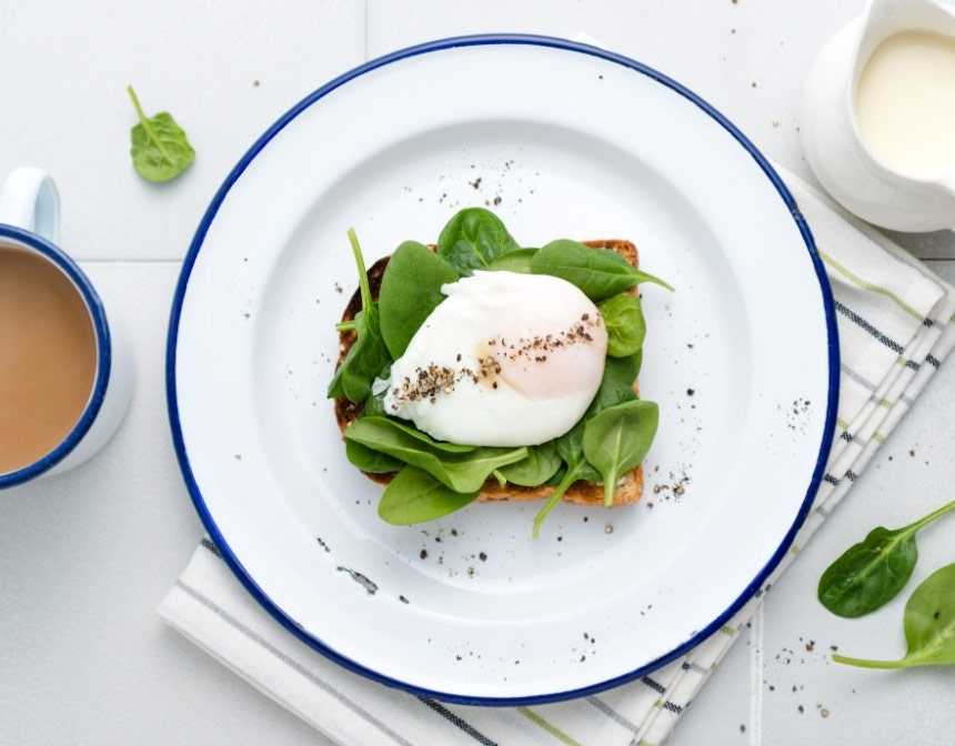 Poached Eggs with Spinach