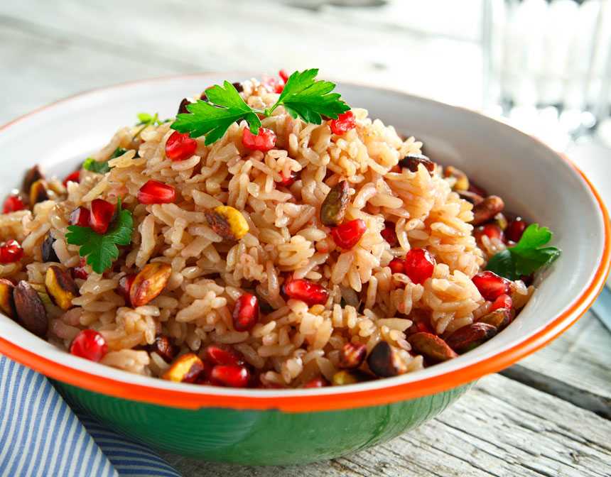 Pomegranate Rice