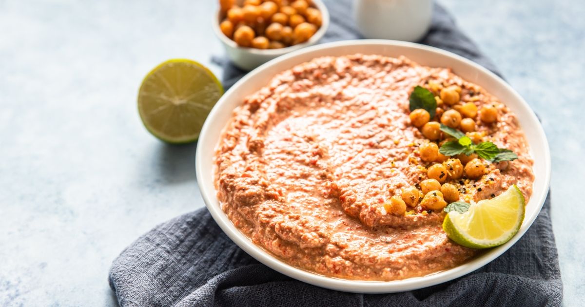 Roasted Red Pepper Hummus