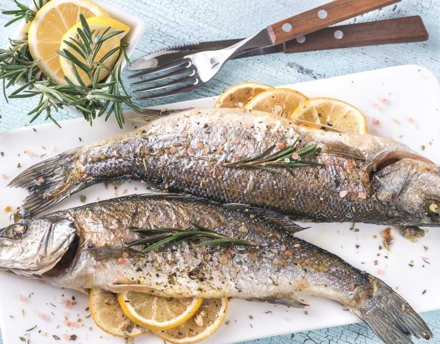 Oven Roasted Seabass