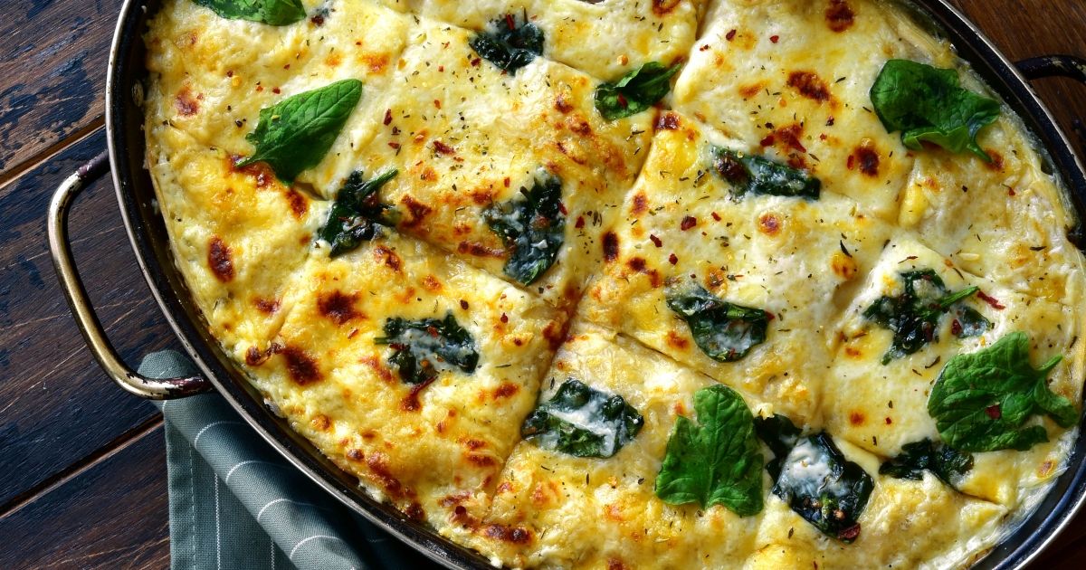 Spinach with Bechamel Sauce