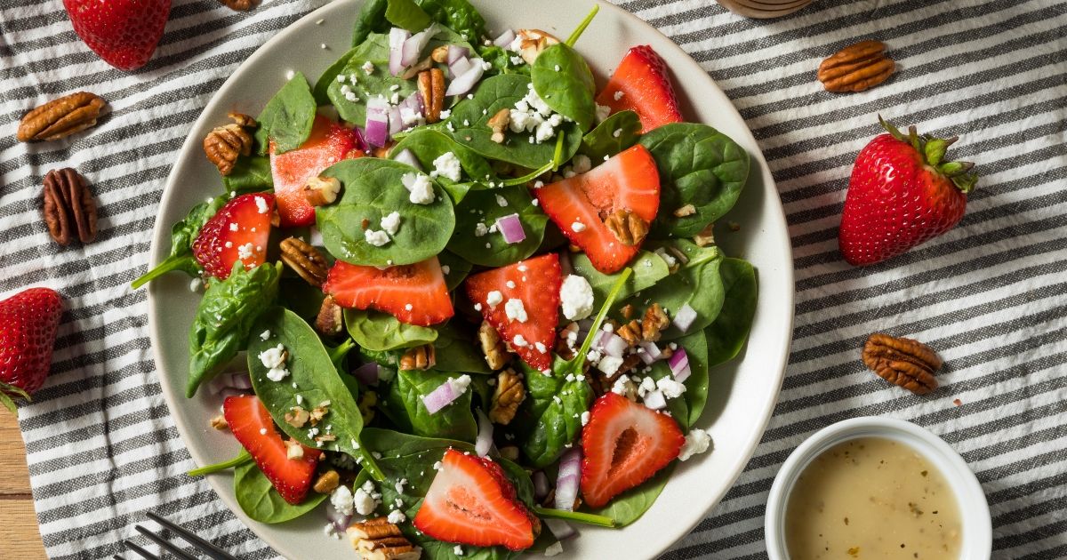 Strawberry Spinach Salad