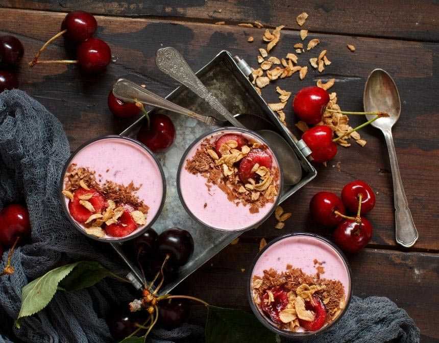 Sweet Cherry Almond Smoothie
