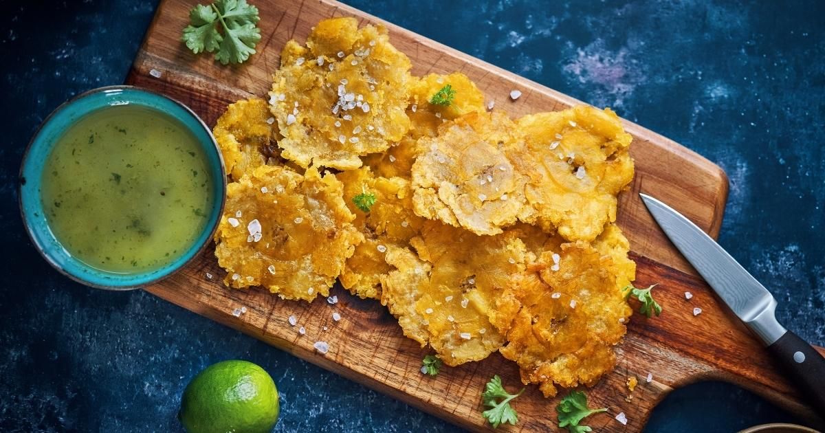 Tostones (Fried Green Plantains)