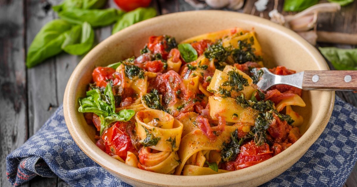 Vegan Mediterranean Pasta